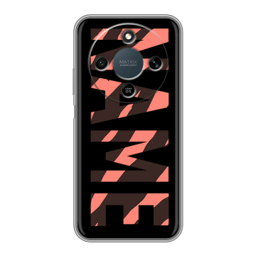 Силиконовый чехол на Honor X9d с принтом NAME