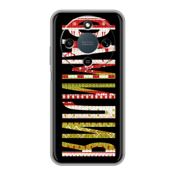 Силиконовый чехол на Honor X9d с принтом ФАМИЛИЯ