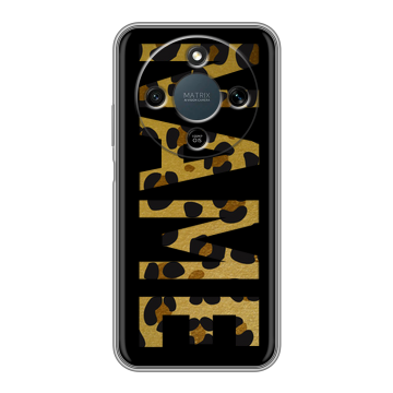 Силиконовый чехол на Honor X9d с принтом NAME