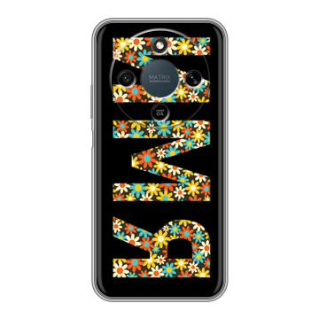 Силиконовый чехол на Honor X9d с принтом ИМЯ