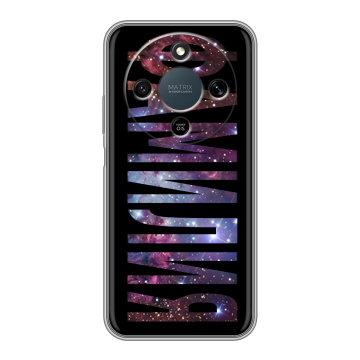 Силиконовый чехол на Honor X9d с принтом ФАМИЛИЯ