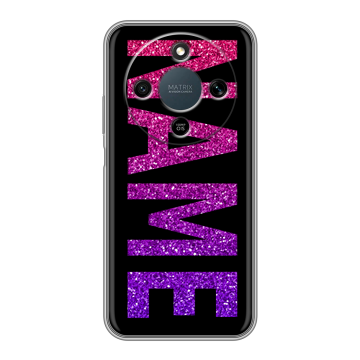 Силиконовый чехол на Honor X9d с принтом NAME
