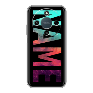 Силиконовый чехол на Honor X9d с принтом NAME