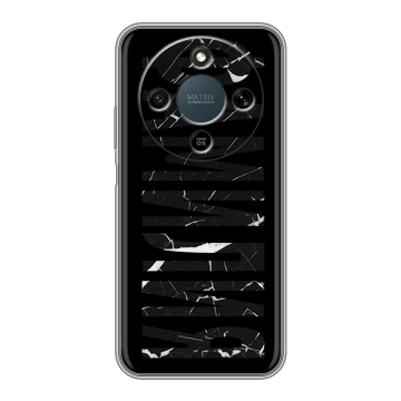 Силиконовый чехол на Honor X9d с принтом ФАМИЛИЯ