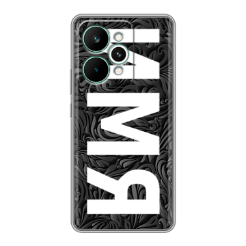 Силиконовый чехол на Realme 15 Pro с принтом ИМЯ