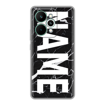 Силиконовый чехол на Realme 15 Pro с принтом NAME