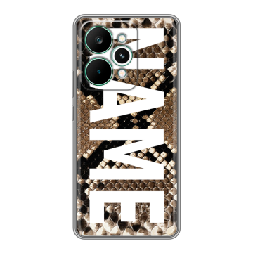 Силиконовый чехол на Realme 15 Pro с принтом NAME