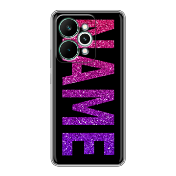 Силиконовый чехол на Realme 15 Pro с принтом NAME