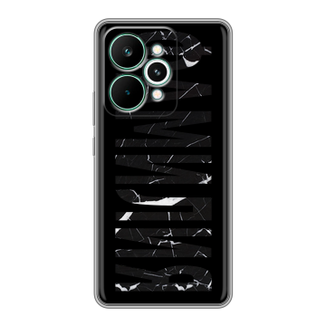 Силиконовый чехол на Realme 15 Pro с принтом ФАМИЛИЯ
