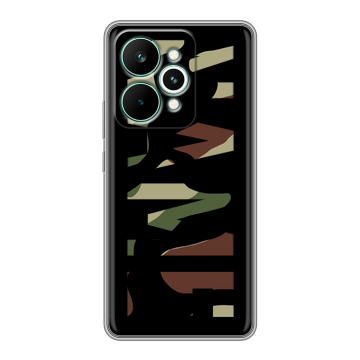 Силиконовый чехол на Realme 15 Pro с принтом NAME