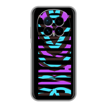 Силиконовый чехол на Honor Magic 8 с принтом ФАМИЛИЯ