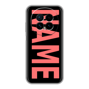 Силиконовый чехол на Honor Magic 8 с принтом NAME