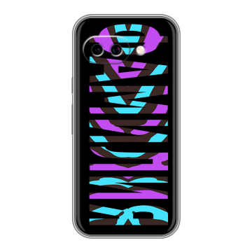 Силиконовый чехол на Google Pixel 9A с принтом ФАМИЛИЯ