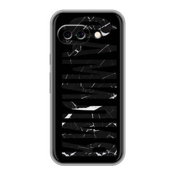 Силиконовый чехол на Google Pixel 9A с принтом ФАМИЛИЯ