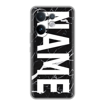Силиконовый чехол на Vivo V60 с принтом NAME