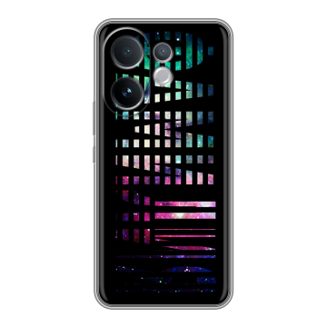 Силиконовый чехол на Vivo V60 с принтом ФАМИЛИЯ