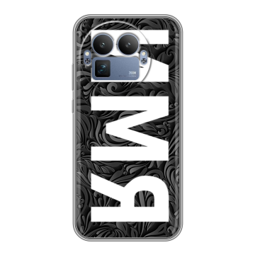 Силиконовый чехол на Realme GT8 Pro с принтом ИМЯ