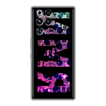 Силиконовый чехол на ZTE Nubia RedMagic 11 Pro с принтом ИМЯ