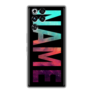 Силиконовый чехол на ZTE Nubia RedMagic 11 Pro с принтом NAME