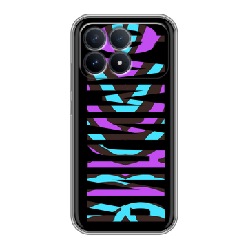 Силиконовый чехол на Poco F8 Pro с принтом ФАМИЛИЯ