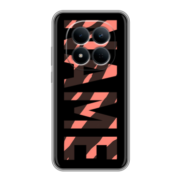 Силиконовый чехол на Redmi Note 15 5G с принтом NAME