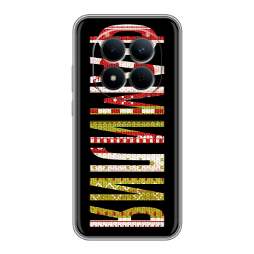 Силиконовый чехол на Redmi Note 15 5G с принтом ФАМИЛИЯ