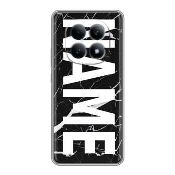 Силиконовый чехол на Redmi Note 15 4G с принтом NAME