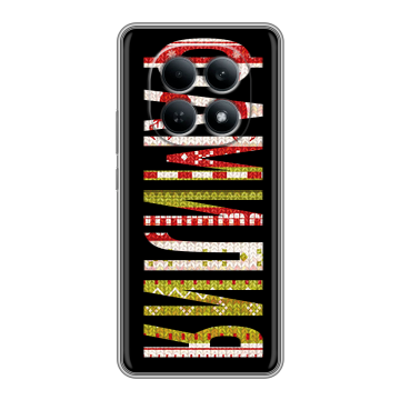 Силиконовый чехол на Redmi Note 15 4G с принтом ФАМИЛИЯ
