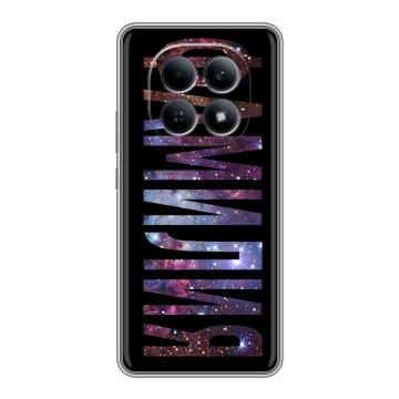 Силиконовый чехол на Redmi Note 15 4G с принтом ФАМИЛИЯ