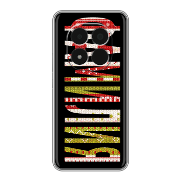 Силиконовый чехол на Redmi Note 15 Pro 5G с принтом ФАМИЛИЯ