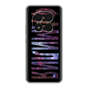 Силиконовый чехол на Redmi Note 15 Pro 5G с принтом ФАМИЛИЯ