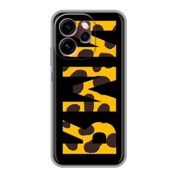 Силиконовый чехол на OPPO Reno15 Pro 5G с принтом ИМЯ