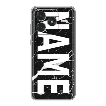 Силиконовый чехол на Honor X5c с принтом NAME