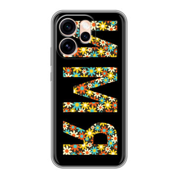 Силиконовый чехол на OPPO Reno15 Pro Max с принтом ИМЯ
