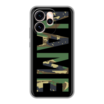 Силиконовый чехол на OPPO Reno15 Pro Max с принтом NAME