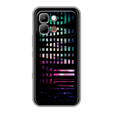 Силиконовый чехол на INFINIX Note Edge с принтом ФАМИЛИЯ