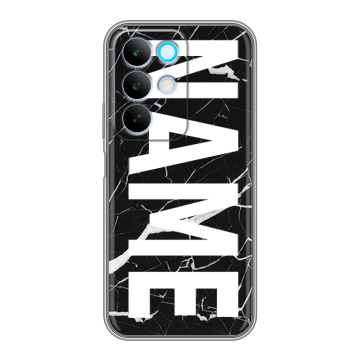 Силиконовый чехол на Realme C85 с принтом NAME