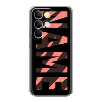Силиконовый чехол на Realme C85 Pro с принтом NAME