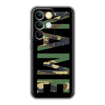Силиконовый чехол на Realme C85 Pro с принтом NAME