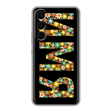 Силиконовый чехол на Samsung Galaxy S26 Plus с принтом ИМЯ