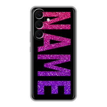 Силиконовый чехол на Samsung Galaxy S26 Plus с принтом NAME