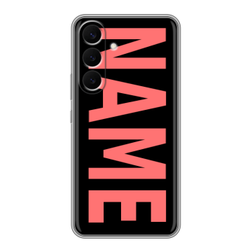 Силиконовый чехол на Samsung Galaxy S26 Plus с принтом NAME