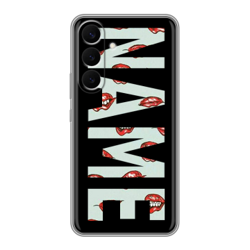 Силиконовый чехол на Samsung Galaxy S26 Plus с принтом NAME