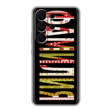 Силиконовый чехол на Samsung Galaxy S26 Ultra с принтом ФАМИЛИЯ