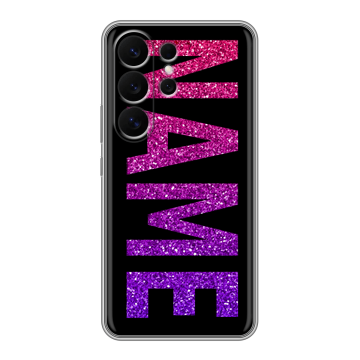 Силиконовый чехол на Samsung Galaxy S26 Ultra с принтом NAME