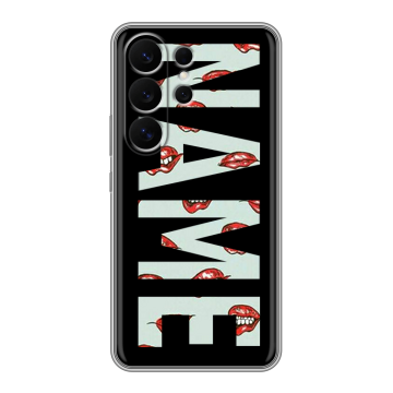 Силиконовый чехол на Samsung Galaxy S26 Ultra с принтом NAME