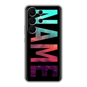 Силиконовый чехол на Samsung Galaxy S26 Ultra с принтом NAME