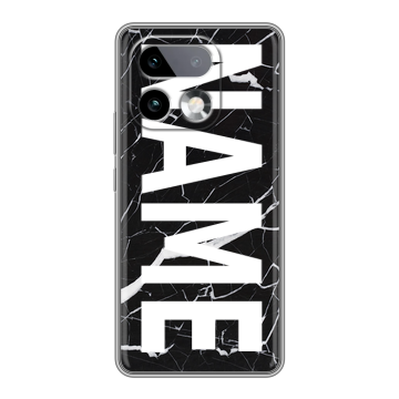 Силиконовый чехол на Realme 16 Pro Plus с принтом NAME