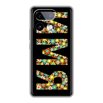 Силиконовый чехол на Realme 16 Pro Plus с принтом ИМЯ