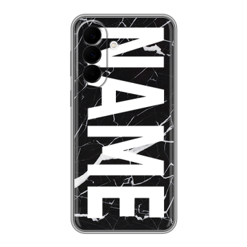 Силиконовый чехол на Samsung Galaxy A37 с принтом NAME